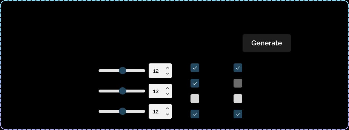 customize desired password